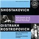 Shostakovich / Oistrakh / Rostropovich - Shostakovich: Violin Concerto, Op. 99, Cello Concerto, Op. 107 (Première Recordings)